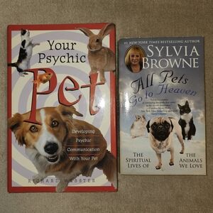 Psychic Pets 2 Books Intuitive Animal Communication Cats & Dogs Pets Nonfiction